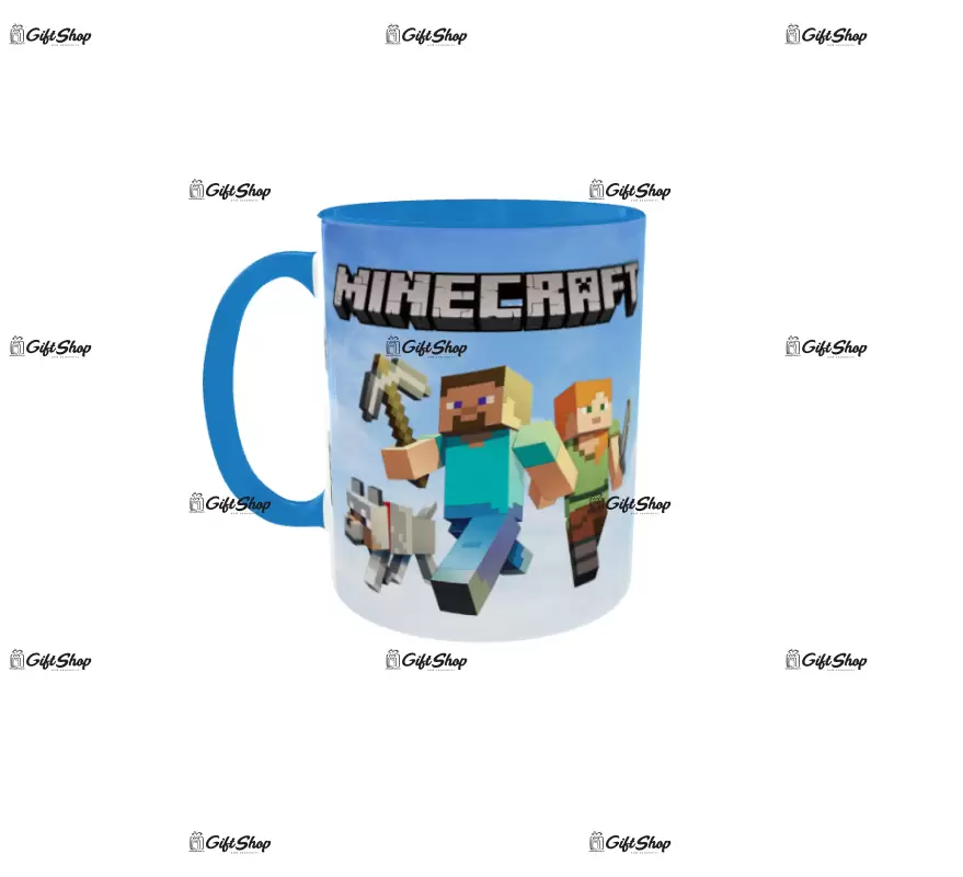 Minecraft, model 1, cana ceramica, 330ml
